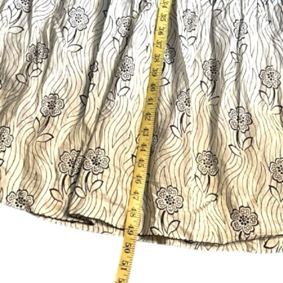 Tuckernuck Sleeveless Tiered Floral Maxi Dress Cream and Black Size XS 📦 - Picture 4 of 10